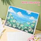 120 Sheets Watercolor Paper 8.5 x 11, 140 lb/300 GSM Cold Press Watercolor - Image 5