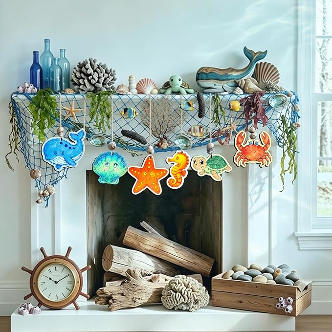 80PCS Unfinished Ornament Wood Crafts, Painting Blank Wooden Cutouts | DIY 10 - Image 4
