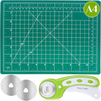 Rotary Cutter Set, Audab Self Healing Sewing Mats Rotary Cutter and Mat 45mm by Audab