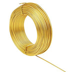 Fashewelry 180 Feet 2mm Gold Aluminum Wire Bendable Metal Craft Wire - Image 6