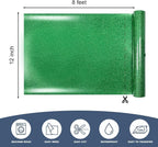 Green Glitter Heat Transfer Vinyl 12" x 8 ft HTV - Image 2
