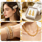 1250 PCS Beads for Jewelry Making Kit, Bracelet Making Beads Bulk Set - Image 5