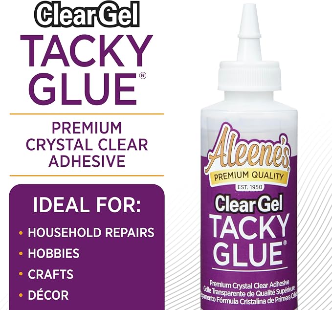 Aleene's AR6-2 Clear Gel Tacky Glue, 4 oz., 4 oz. - Image 2