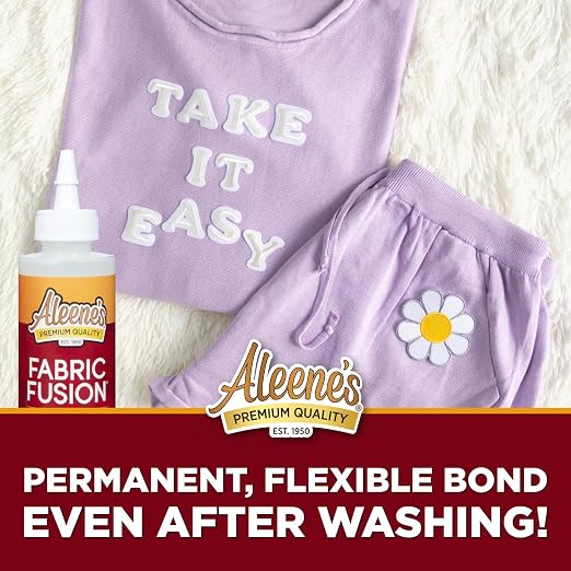 Aleene's Fabric Fusion Glue 4 oz 3-Pack, Permanent and Washable Adhesive - Image 8