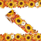 68.9 Feet Sunflower Maple Leaves Pumpkins Theme Bulletin Board Borders by WUYUEJXI