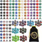 CiaraQ 182pcs Polyhedral Dice Set by CiaraQ