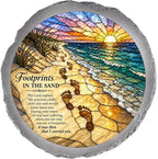 Magnolia Garden 10-Inch Footprints in the Sand by DicksonsGifts