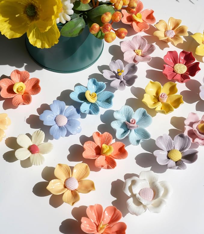 Lanyani 20 Glazed Ceramic Flower - Image 2
