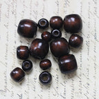 300Pcs Large Wooden Spacer Beads, BetterJonny Natural Wooden Beads Macrame - Image 5