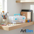 ArtBin 6937AG Essentials Lift-Out Tray Box, Portable Art & Craft Organizer - Image 9