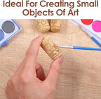 200Pack Straight Wine Cork, #8 Natural 7/8" x 1 3/4" Soft Wine Corks - Image 5