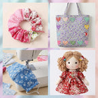 600pcs Cotton Fabric Squares 4" x 4" Fabric Scraps - Image 7