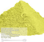 Mica Powder, 200g/7.40oz Large Jar, Brilliant Gold Mica Powder Pigment - Image 2