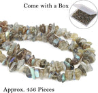 456 PCs Natural Chip Stone Beads, 5-8mm Irregular Multicolor Gemstones Loose - Image 4