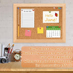 IMZAY Push Pins for Bulletin Board, Thumb Tacks Wooden Decorative Push Pins | - Image 7