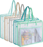 Qozary 5 Pcs Sew Project Bags for Quilting-A3 Sewing Craft Organizer Storage by Qozary