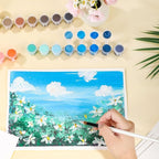 120 Sheets Watercolor Paper 8.5 x 11, 140 lb/300 GSM Cold Press Watercolor - Image 4