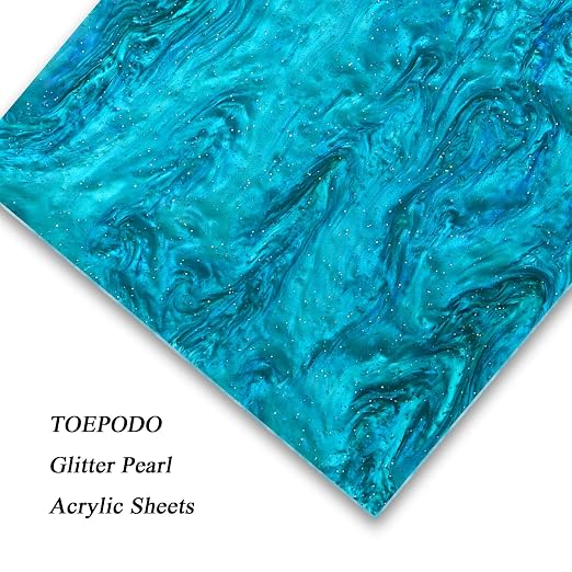 TOEPODO Pearlescent Cast Acrylic Sheets Pearl Acrylic 1/8inch Thickness Acrylic - Image 9