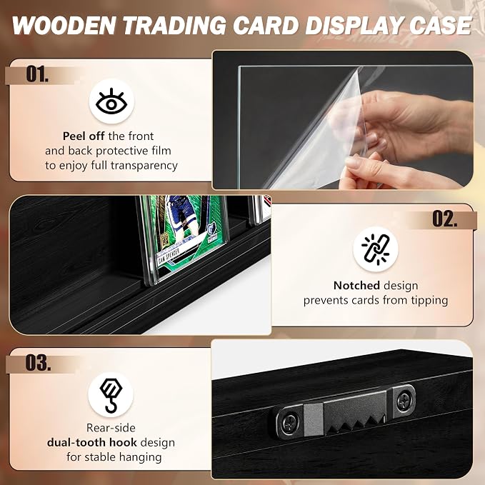 Emfogo Card Display Case, Trading Card Display - Image 4