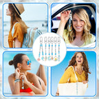 Tondiamo 2823 Pcs Ocean Keychain Making Kit Seashell Bag Charm Beach DIY Craft - Image 5