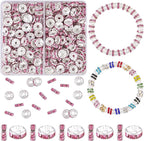 TINKRSTUFF 200 pcs 8mm Spacer Beads by TINKRSTUFF
