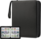Trading Card Binder with Sleeves 9 Pocket Premium 720 Double Sided Pocket PU by MOSLA