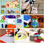 10Pcs Felt Sheets Fabric, 1mm | Polyester, - Image 2