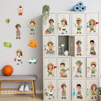 60pcs Camping Theme DIY Cutouts Camper Bulletin Board Decoration Set Camping - Image 6