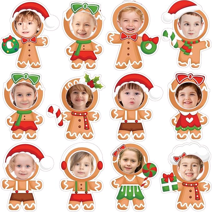 50 Pcs Christmas Gingerbread Cutouts | DIY Bulletin Board Decoration Photo by BCCSNNM