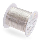BENECREAT 18 Gauge 32 Yards Tarnish Resistant Silver Wire Jewelry Beading Wire - Image 8