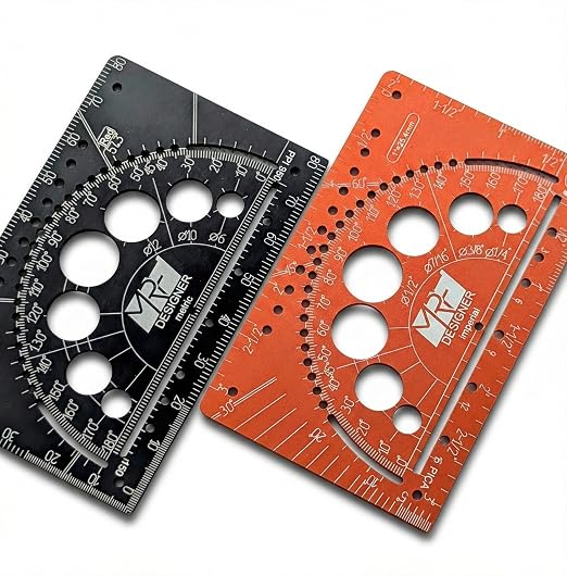 Designer – 15-in-1 Credit Card Multitool Ruler – Aluminium Wallet Multitool Card - Image 3