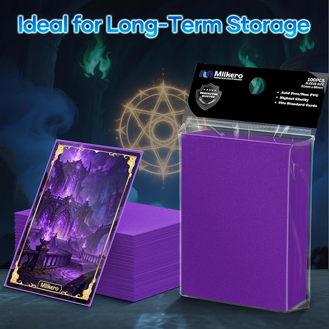 500 Count Card Sleeves, Matte Magic Card Sleeves, Smooth Shuffle & Tear - Image 6