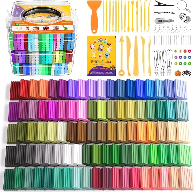Artpar 92 Colors Polymer Clay Kits, Modeling Clay by ARTPARWelcomesYou