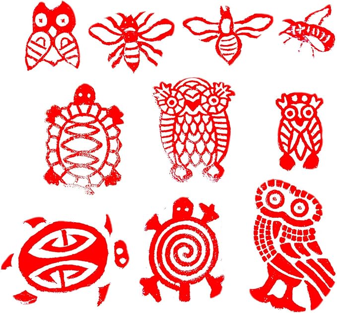 Royal Kraft Animal Wooden Printing Stamps - Image 2