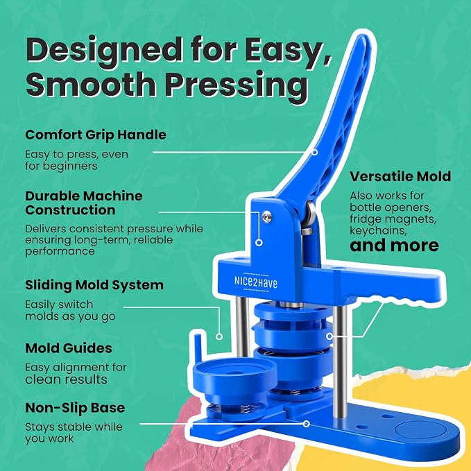 Button Maker Machine 3 Inch Pin Maker Kit - Image 4