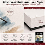 SuFly Mixed Media Sketchbook 9x12, Mixed Media Paper_98lb/160gsm, 60 Sheets | - Image 4