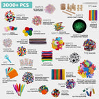 A&R CO. 3000+ Pcs Arts and Crafts Supplies & Materials - Image 6