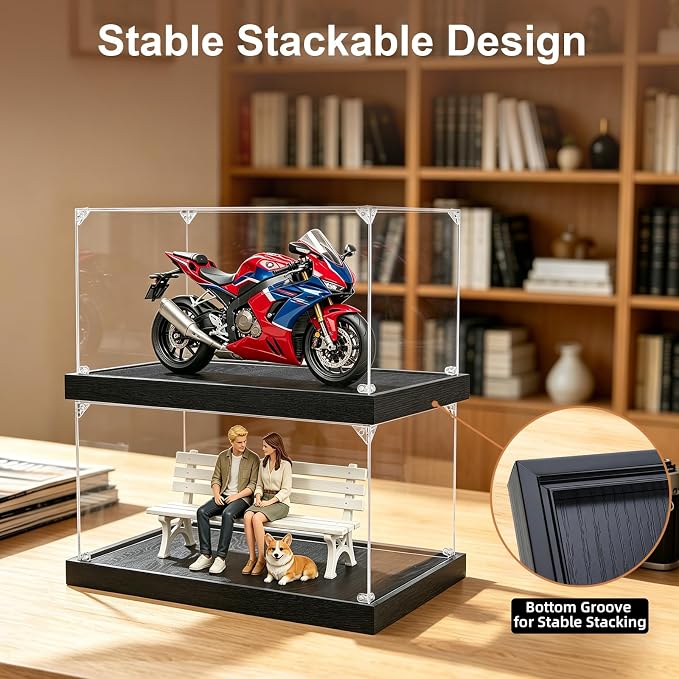 JUJOMAT Acrylic Display Case for Collectibles Clear Acrylic Display Box for - Image 3