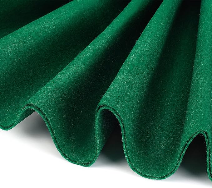 BENECREAT 10FT 15.75 Inch Wide Green Felt Fabric Sheet Nonwoven Felt Roll - Image 3