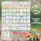 Felixcraft Mushroom Stencils for Painting, Durable PET Material for Wood Signs - Image 7