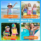 Mesh Beach Bag for kids, Shell Bags for Beach, Fanny Pack Shell Bags for - Image 7