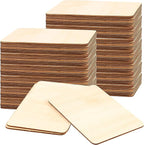 HOIGON 150 PCS Rectangle Unfinished Wood Pieces, 4 x 6 Inch Blank Basswood by HOIGON