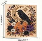 POETRYDRAW Halloween Decor Raven Moon Pearl Art Kit - Image 5