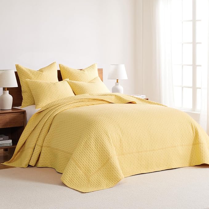 Levtex Home Cross Stitch Reversible Queen Bedspread Set - Image 2