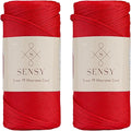 Sensy Premium 2 Pack of 2mm 251 Yards Polyester Rope 100% Polypropylene Cord by SSENSY
