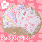 84 Pcs Multicolor Charm Packs for Quiltings, Beautiful Colorful Bow and Flower - Image 2