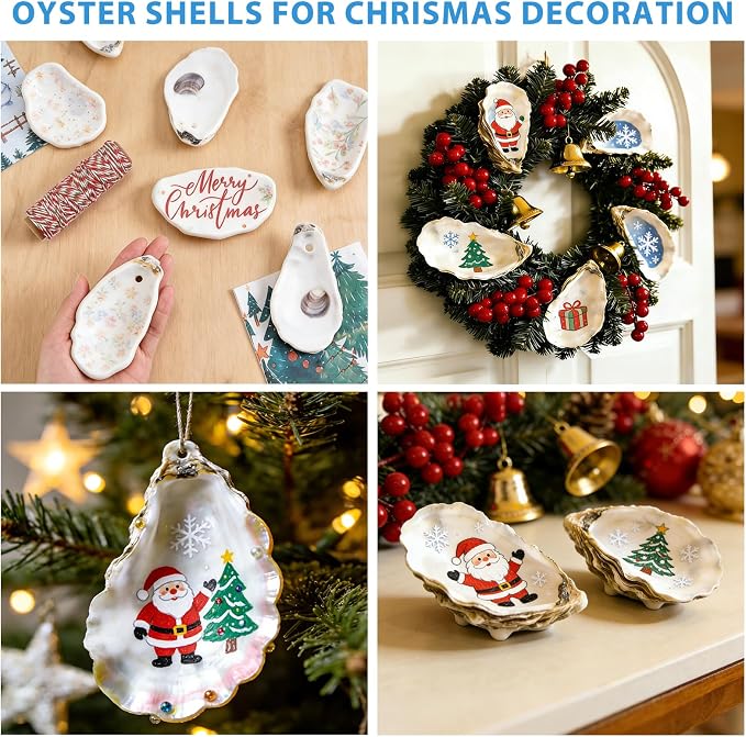 20Pcs 4-5 Inch Large Natural Oyster Shells - Image 7