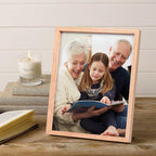 8x10 Picture Frame, OAK Wood Photo Frame 5x7 - Image 7