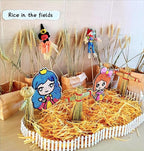 Fairy Garden Miniature Fence Accessories: Decorative White Wooden Picket Fence - Image 3