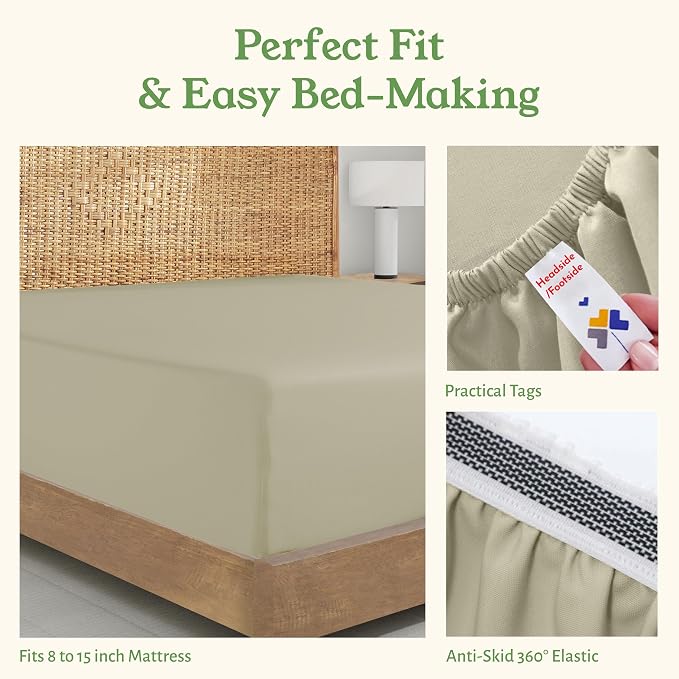 California Design Den Full Fitted Sheet Only - Image 6